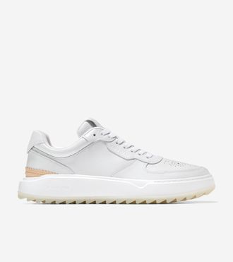 Cole Haan Mens GrandPr&oslash; Crossover Waterproof Golf Shoes - White Size 10.5