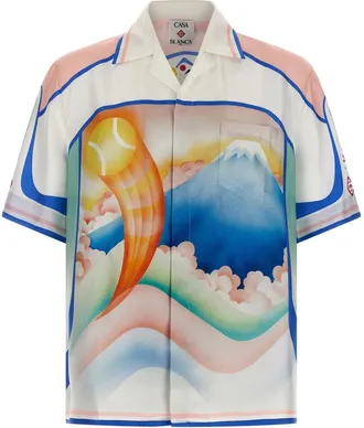 Casablanca Multicolor Fuji Dream shirt