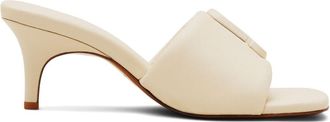 Marc Jacobs The Leather J Marc 65mm sandals - women - Leather/Leather/Leather - 40 - White