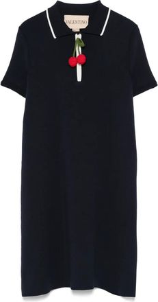 Valentino Garavani Abito corto stile polo - Blu