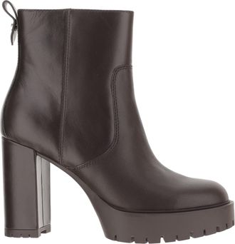 Pinko Brown Clara 01 Platform Leather Boots