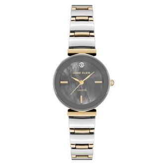 Anne Klein Womens Accented Grey Dial Watch
