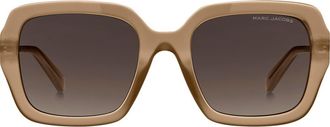 Marc Jacobs 54mm Gradient Square Sunglasses in Beige/Brown Gradient at Nordstrom Rack