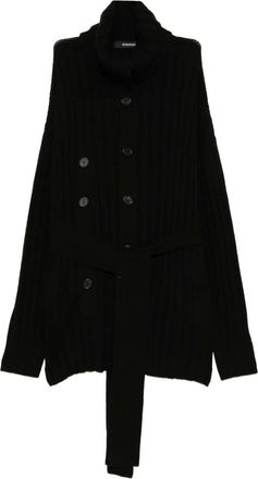 Songzio Cardigan a collo alto - Nero