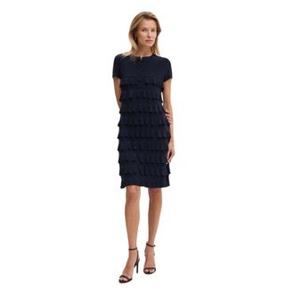 Joseph Ribkoff Dames, Jurken, Blauw, Maat: XL Poliester