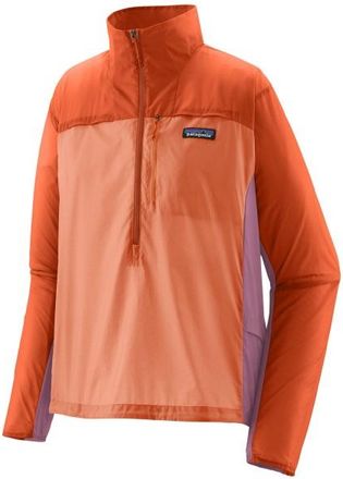 Patagonia Houdini Stash 1/2 Zip P/O Windjacke f&uuml;r Damen | rot