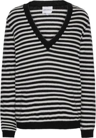 Americandreams Christy V Neck Cashmere Pullover - Dames - V-hals truien - Zwart - M - Wol - Truien & Vesten