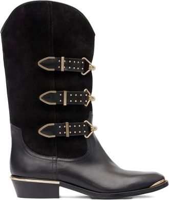 Isabel Marant Stivali Mexia con fibbia 35mm - Nero