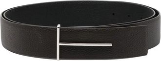 Tom Ford Belt Slim Reversible Soft Grain Leather