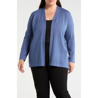 Anne Klein Chatham Cardigan in Blue Jay at Nordstrom, Size 1 X