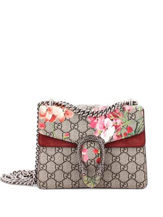 Gucci Dionysus Bag Blooms Print GG Coated Canvas Mini shoulder bag - Bruin