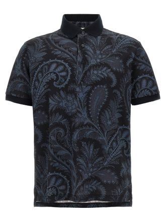 Etro Polo Paisley Flowers