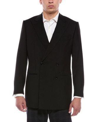 Blk Dnm Wool & Mohair-Blend Jacket