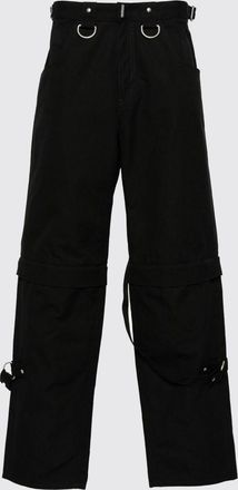 Givenchy Mens Layered Panel Trousers - Black Cotton - Size EU 50 (Mens)