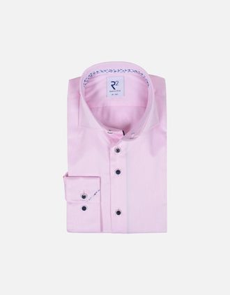 R2 Mens R2 Cutaway Collar Pink - Size: 46/48