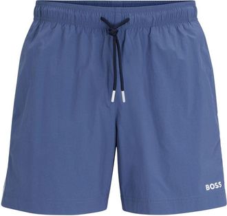 HUGO BOSS Mens Tune Swim Shorts, Open Blue