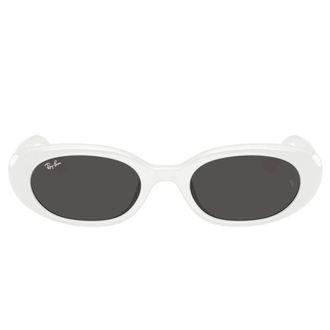 Ray-Ban Ovale Zonnebril - unisex - Zonnebrillen - Wit - 53 MM - Accessoires