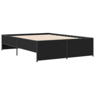 Berkfield Home Durable Bed Frame without Mattress Black 135x190 cm Double