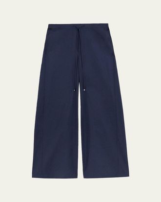 Loewe x Paulas Ibiza Mens Drawstring Cotton-Blend Pants