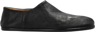 Maison Margiela Black Minimalist Tabi Leather Shoes