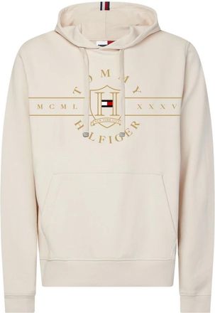 Tommy Hilfiger Hoodie Wit - Heren - Sweatshirts & Hoodies - Wit - Maat: S Katoen