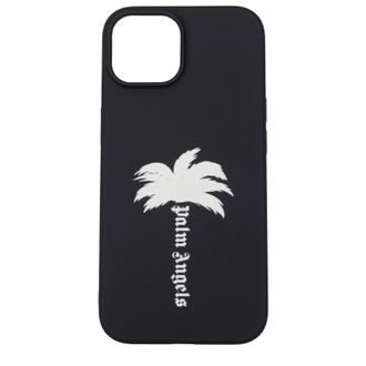 Palm Angels I Handyh&uuml;lle I Phone 15 Herrens Polyurethan Schwarz