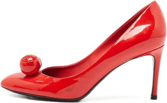 Louis Vuitton Pumps in pelle 75mm - Rosso