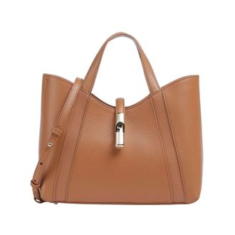 Furla Handbags, female, Brown, Size: ONE SIZE Goccia S Tote
