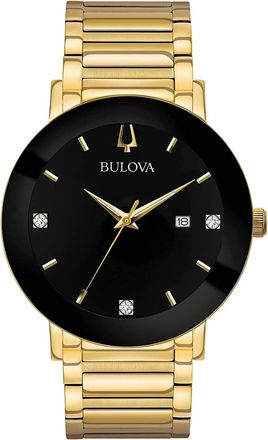 Bulova Mens Gold dial Watch
