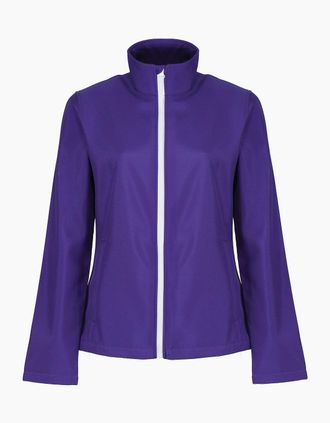 Regatta Womens Regatta Professional Womens/Ladies Printable Soft Shell Jacket - Purple - Size: 14