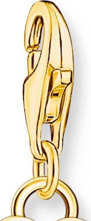 Thomas Sabo ciondolo charm placcato oro con fiore viola in oro, bianco, rosa, viola-Giallo