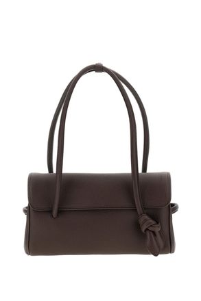 Jacquemus Brown Le Turismo Long Pebbled Leather Shoulder Bag