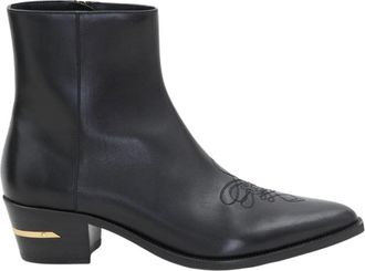Amiri MA Pointy Boot - Heren - Cowboylaarzen - Zwart - 42 EU - Leer - Schoenen