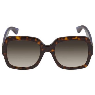 Gucci Brown Square Ladies Sunglasses GG0036SN 004 54