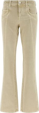 Isabel Marant Jaylis Jeans - Dames - Flared Jeans - Beige - 2XS - Katoen - Jeans