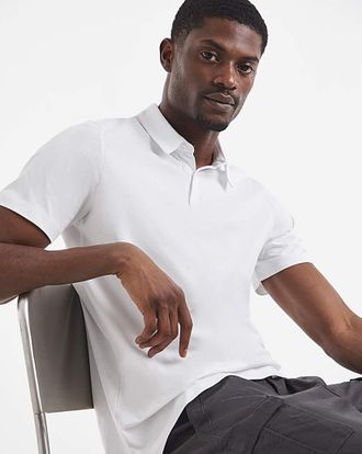 Jacamo Pure Cotton Jersey Polo Long