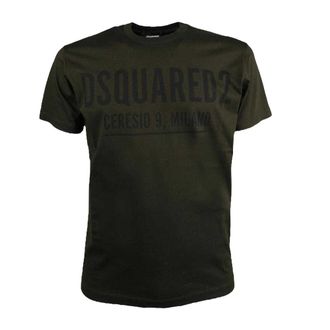 Dsquared2 DSquared2 Unisex Ceresio 9 Logo Cool Fit T-shirt voor volwassenen (Zwart)
