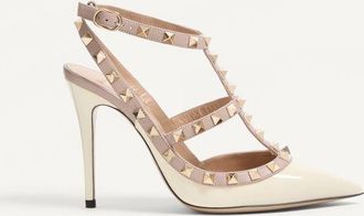 Valentino Garavani Patent Rockstud Caged Pump 100Mm Wo
