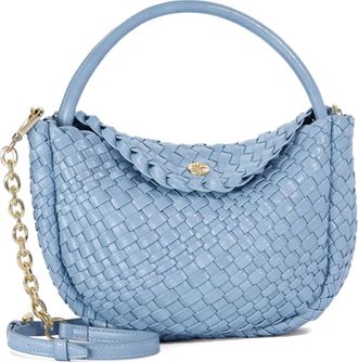 Dune London Womens Accessories Dinideliberate - Mini Woven Grab Bag - Blue - One Size