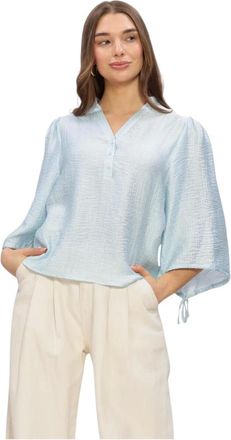Aaiko Overhemden, Dames, Blauw, S, Dahlia VIS 532
