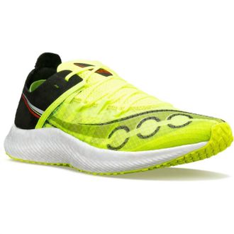 Saucony Womens Sinister Shoe In Citron/black