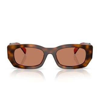 Prada Sunglasses Prb05 S 01 K90 Q Juniper Tortoise Baked/Brown Women
