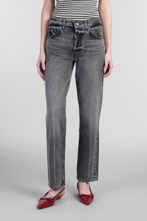 Anine Bing Kate Jeans In Grey Cotton