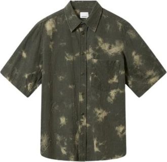 Isabel Marant Isabel Marant, Short Sleeve Shirts, male, Multicolor, Size: M Tabilio Shirt