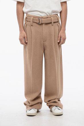 Jil Sander Pantaloni In Lana Con Cintura E Pinces Jil Sander