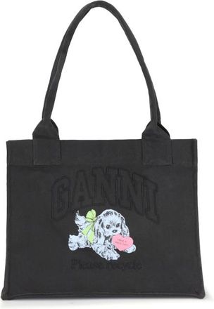 Ganni Puppy Tote Bag