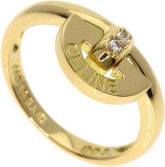 Celine Yellow Gold (18K) Band Ring (Pre-Owned)