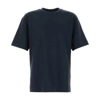 Dries Van Noten T-Shirts, male, Blue, Size: M Heli T-Shirt