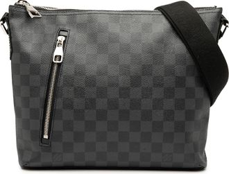 Louis Vuitton Pre-owned Womens Damier Graphite Mick Pm - Dark Grey Textile - One Size