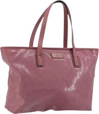Gucci Pre-owned Tote Bags, female, Pink, Size: ONE SIZE Pre-owned Vintage Tote Bag